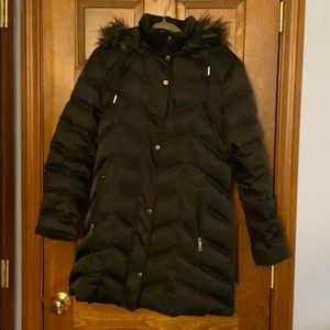 Kenneth Cole black and gold winter jacket